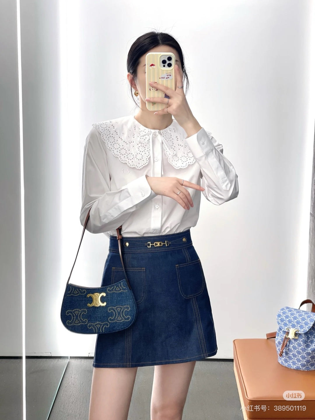 Celi 25fw embroidered shirt