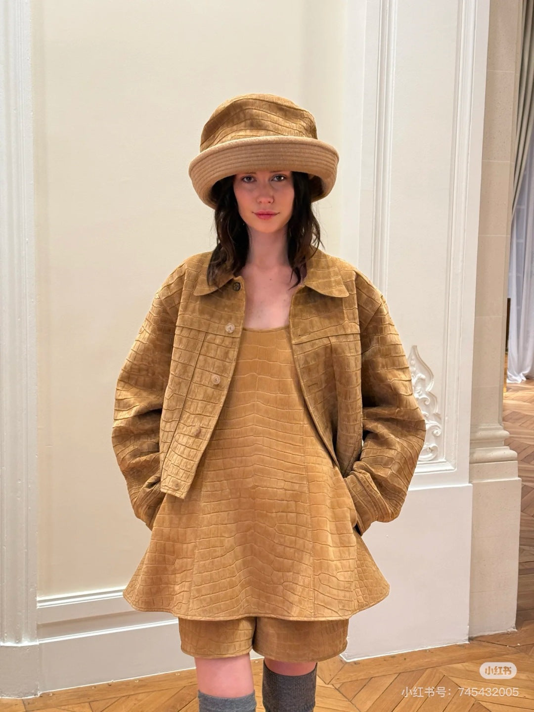 Louis 25fw suede jacket