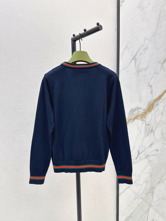 Guc 25fw jacquard cardigan