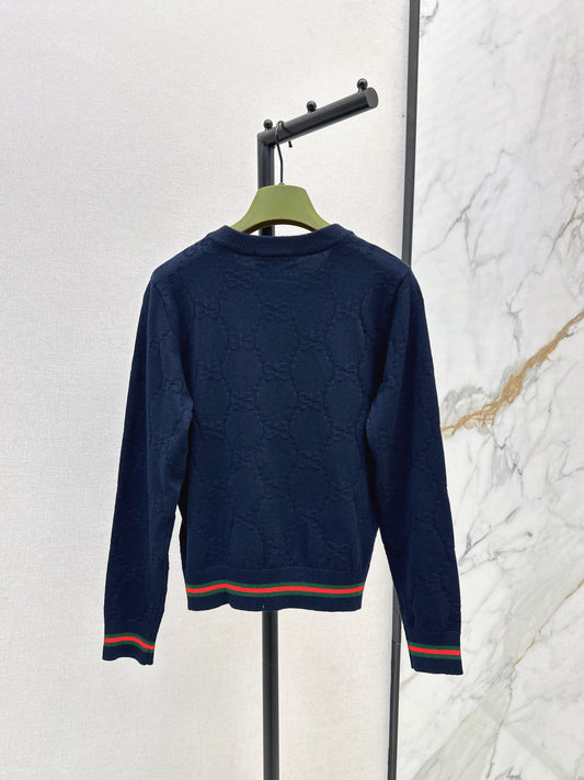 Guc 25fw jacquard sweater