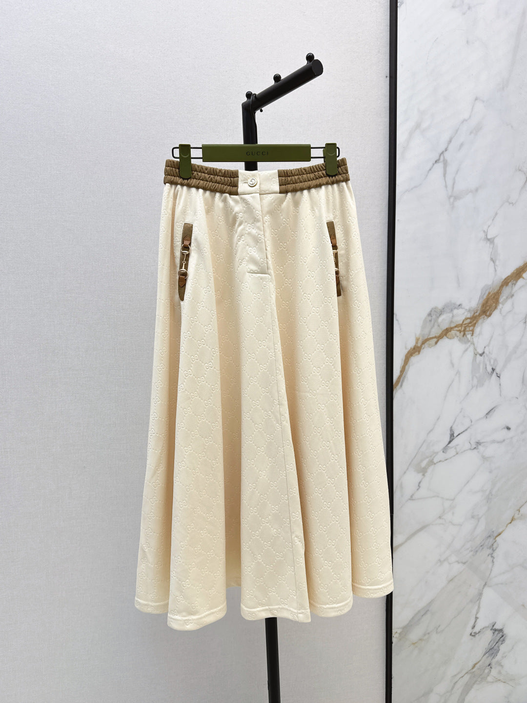 Guc 25fw jacquard skirt