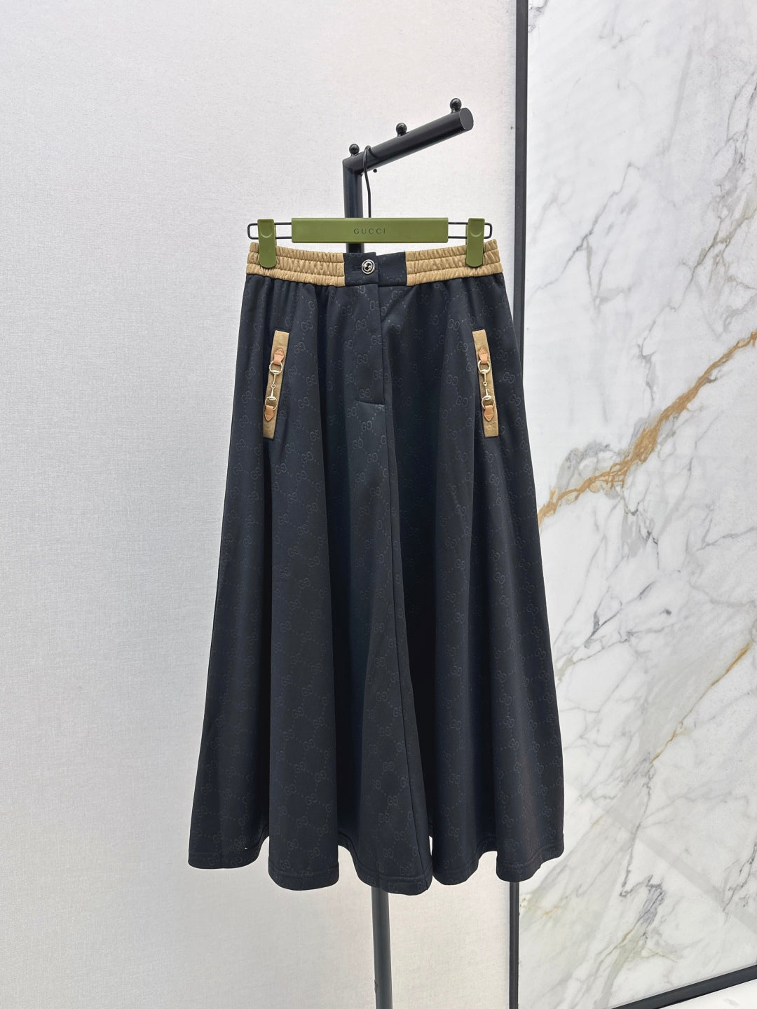 Guc 25fw jacquard skirt