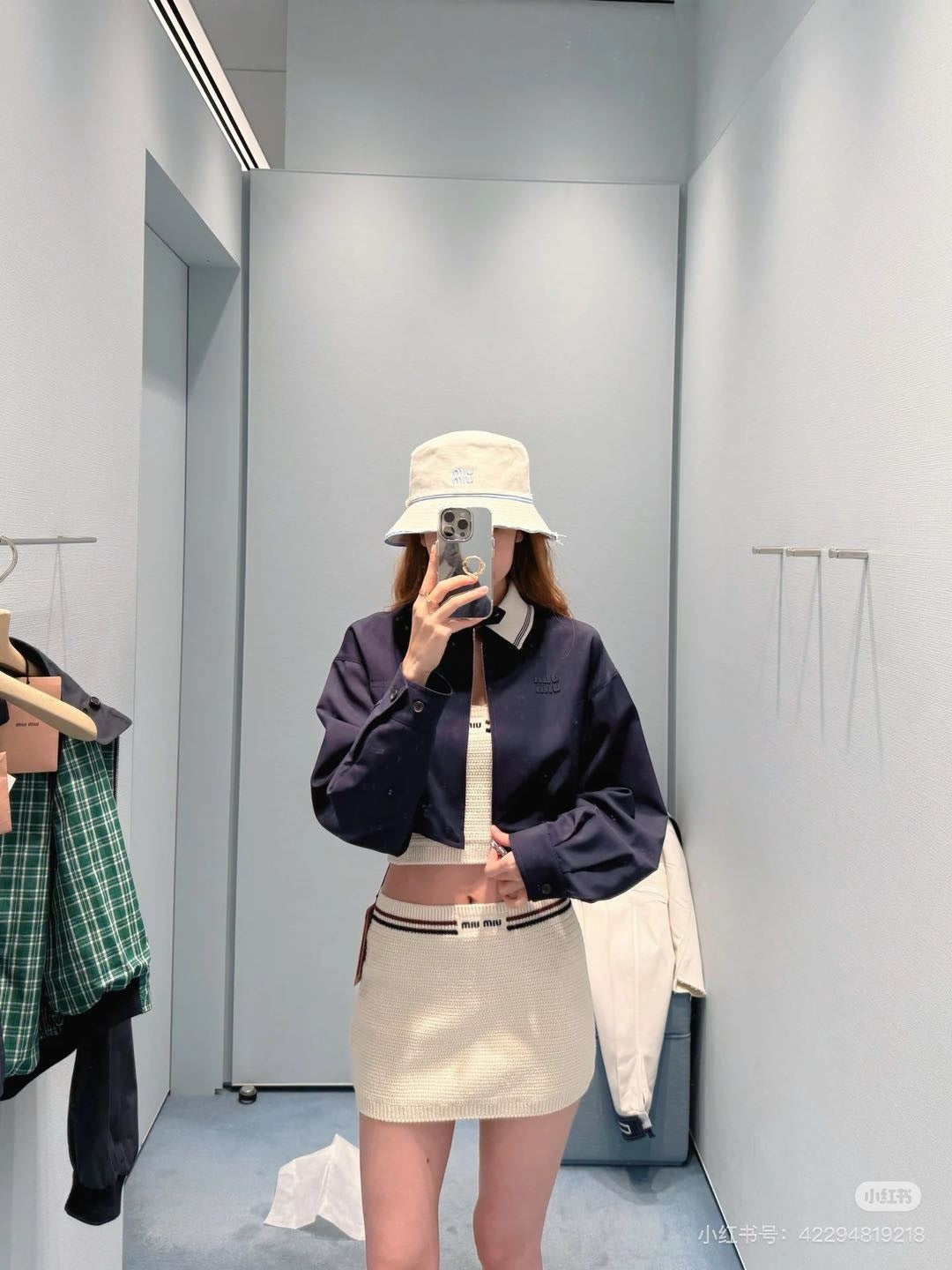Miu 25fw lapel jacket