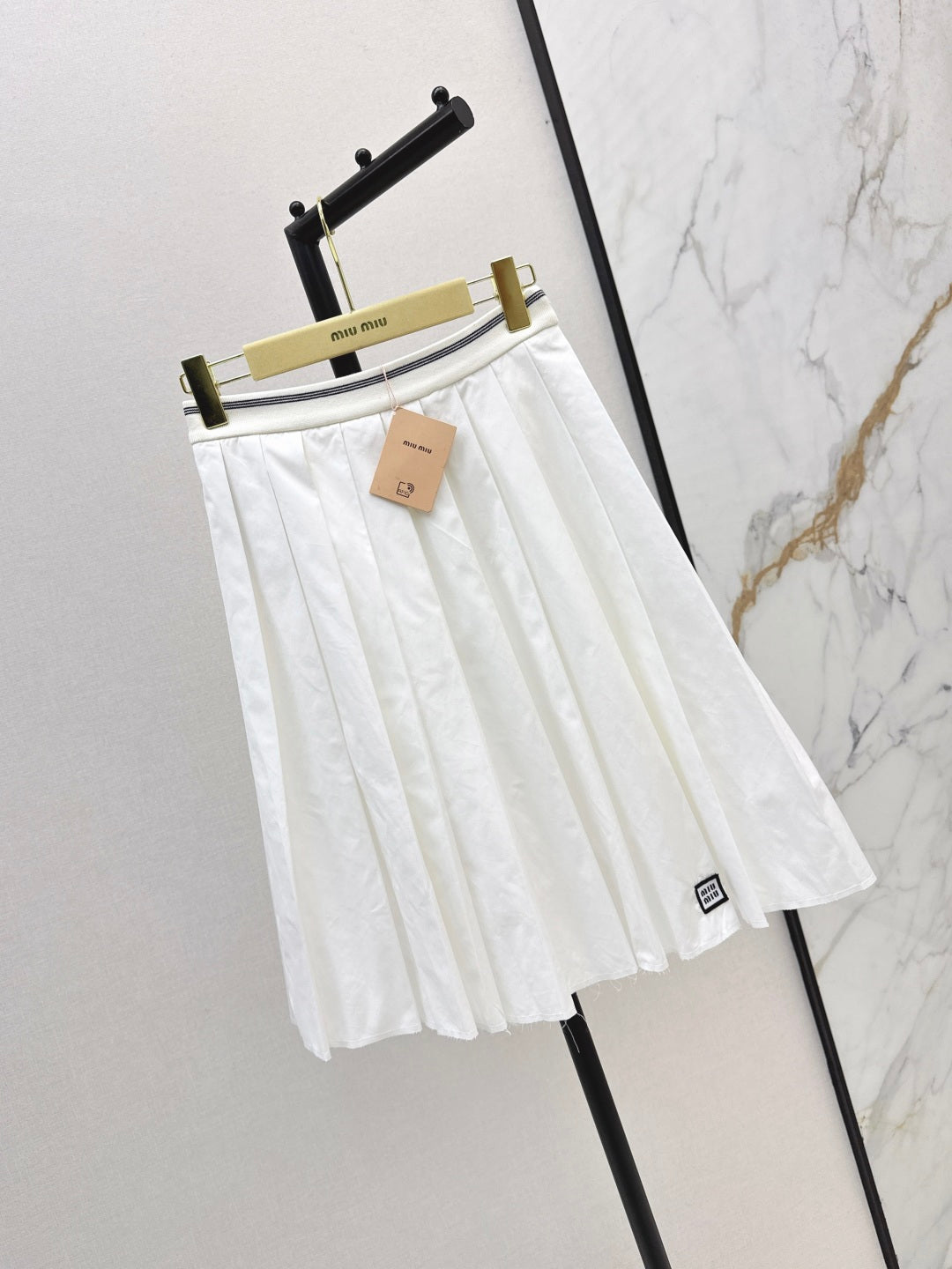 Miu 25fw pleated skirt