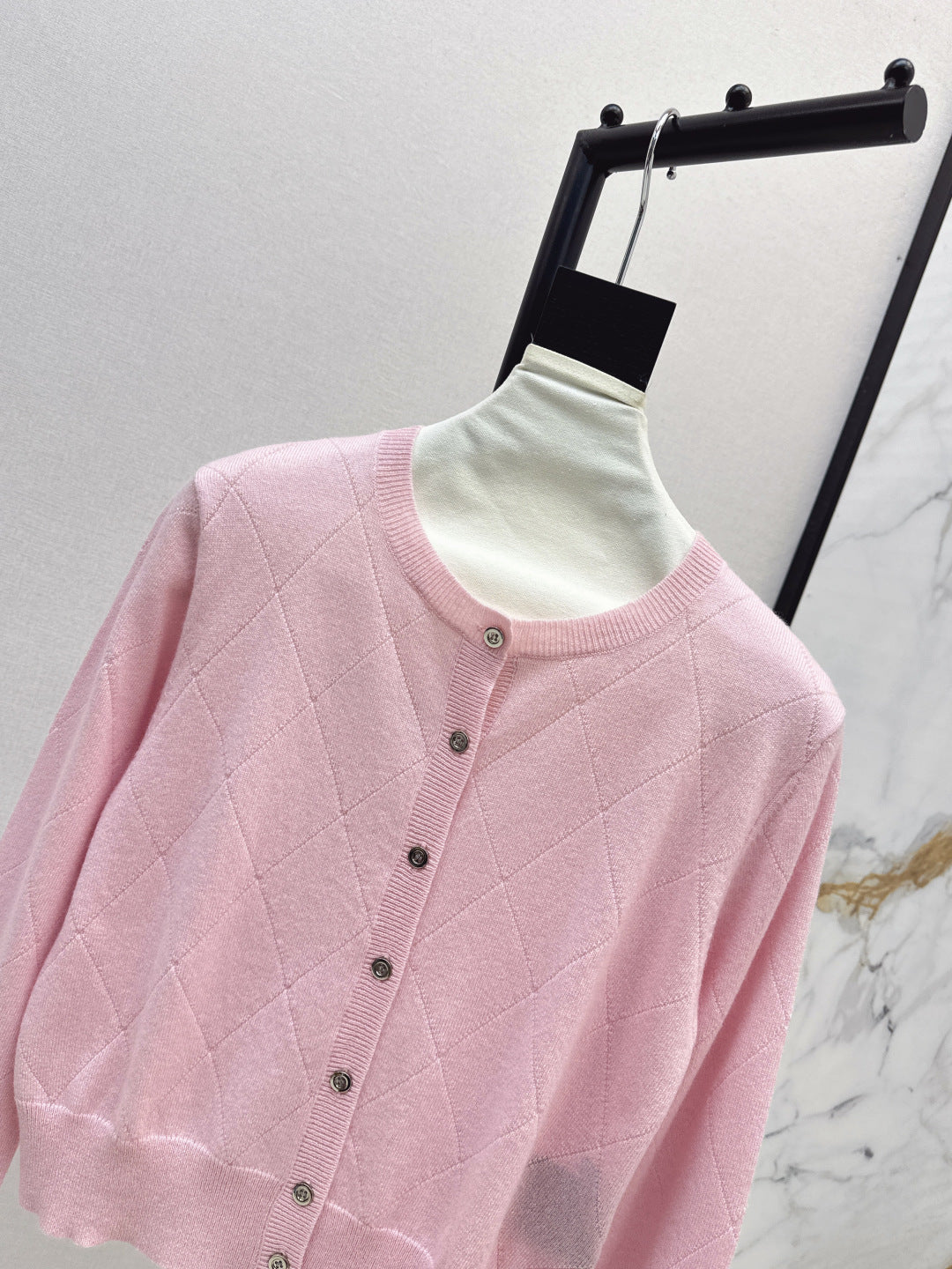 Pra 25fw knitted cardigan
