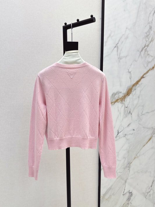 Pra 25fw knitted cardigan