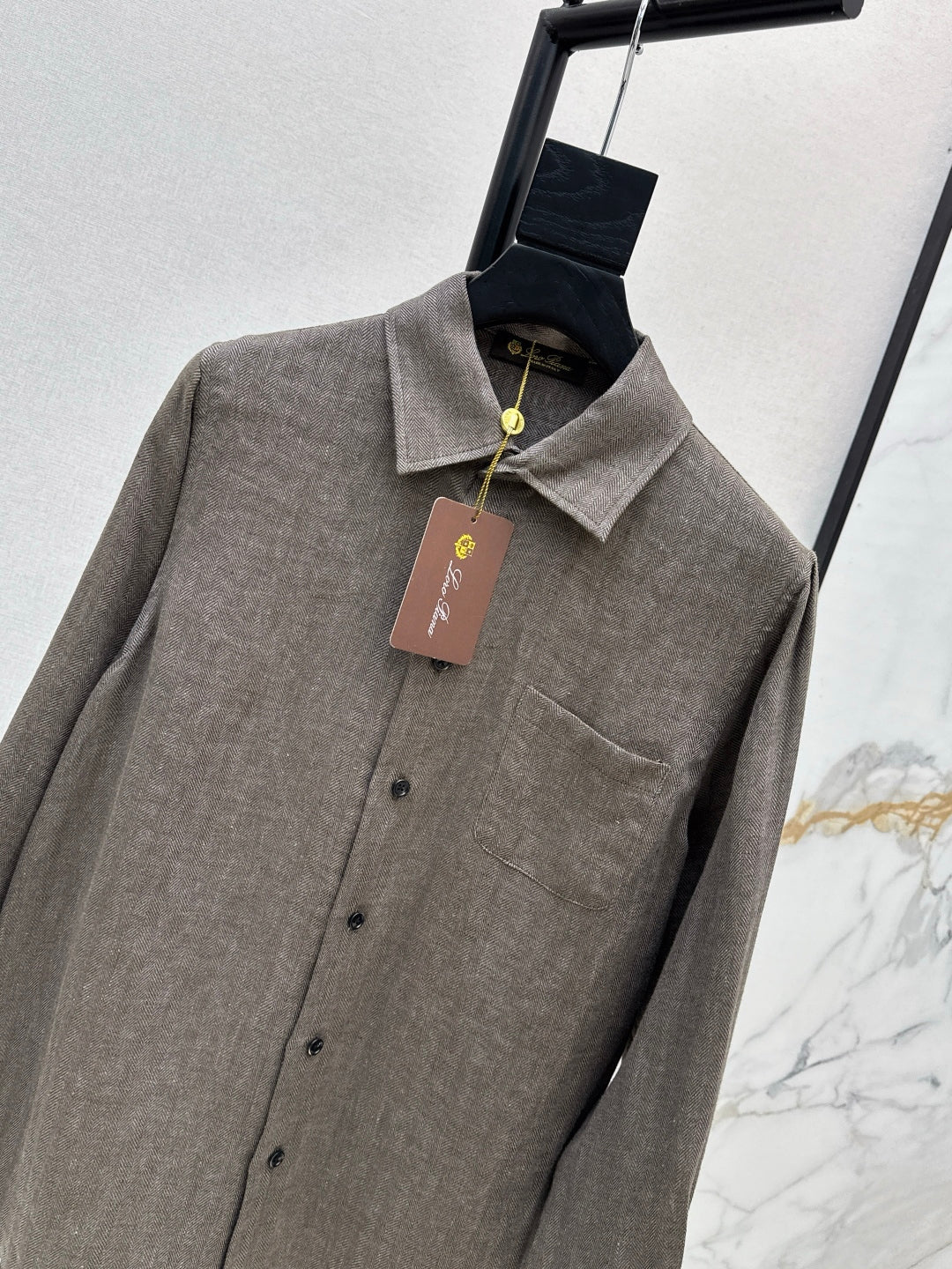 Loro 25fw linen shirt