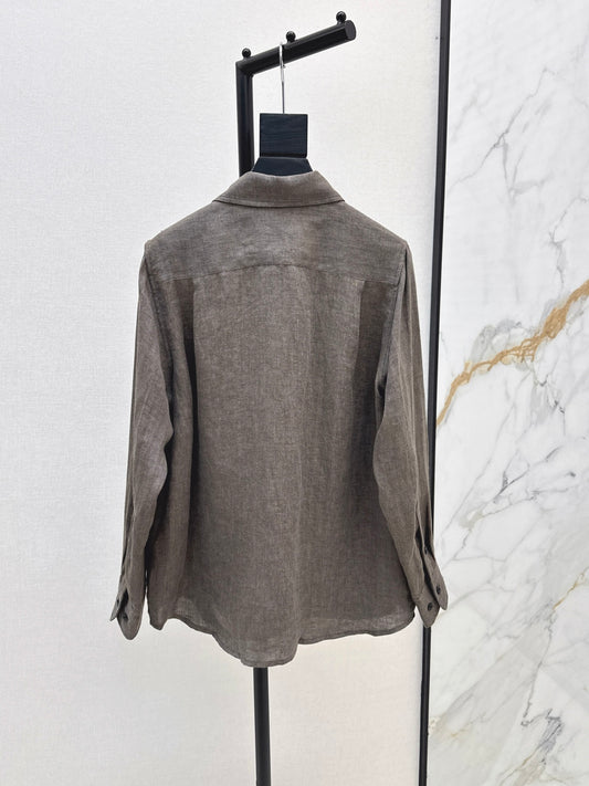 Loro 25fw linen shirt
