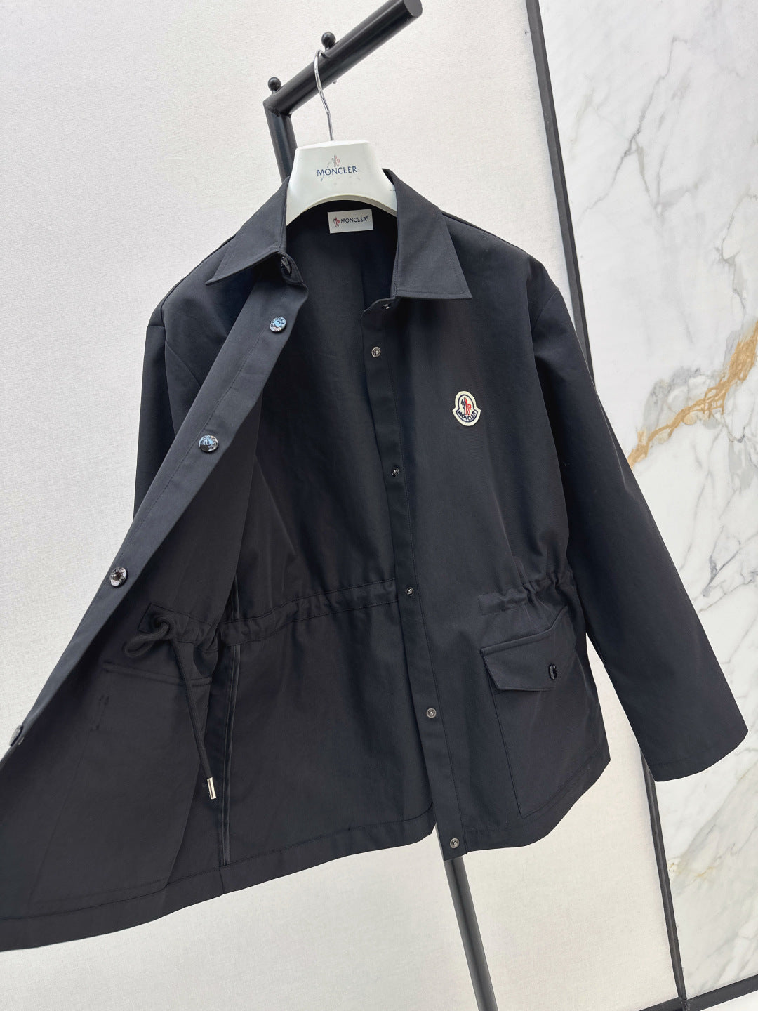 Monc 25fw drawstring jacket