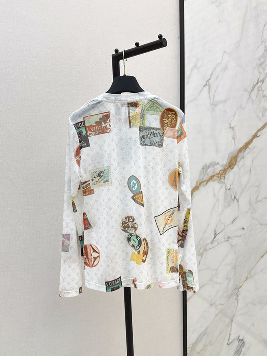 Louis 25fw printed shirt