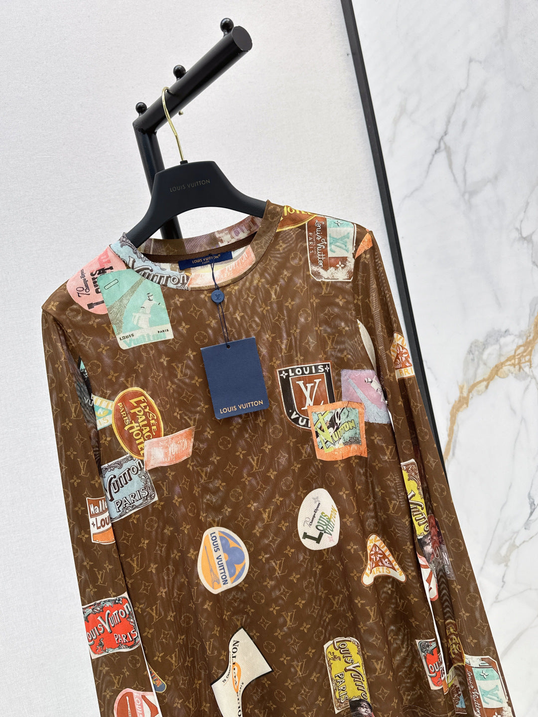 Louis 25fw printed shirt