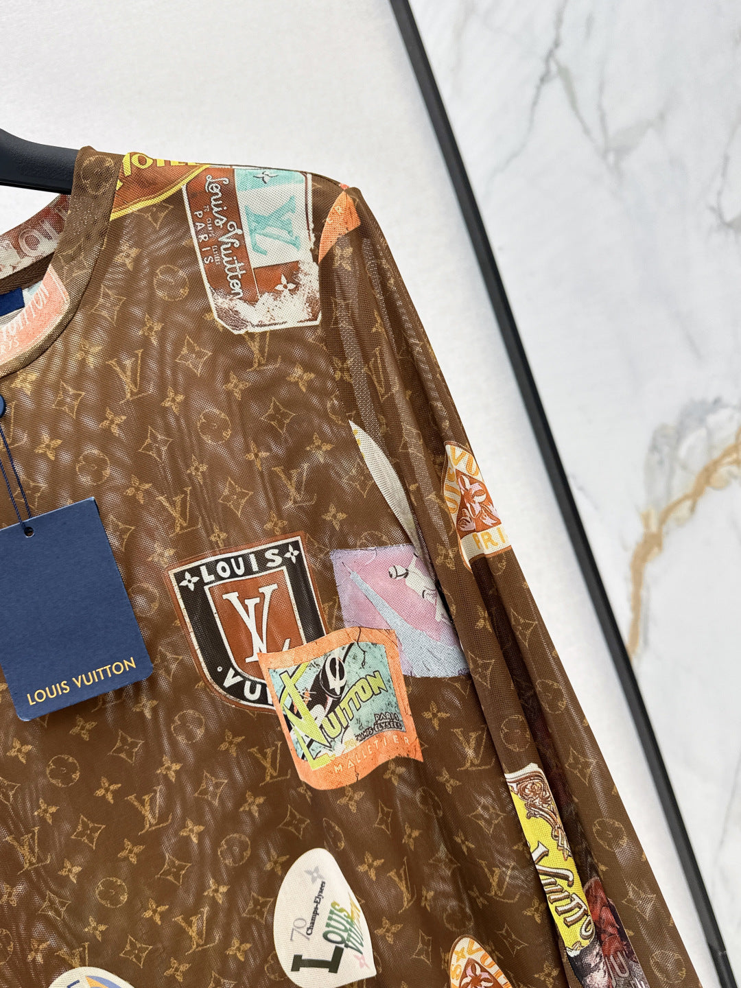 Louis 25fw printed shirt