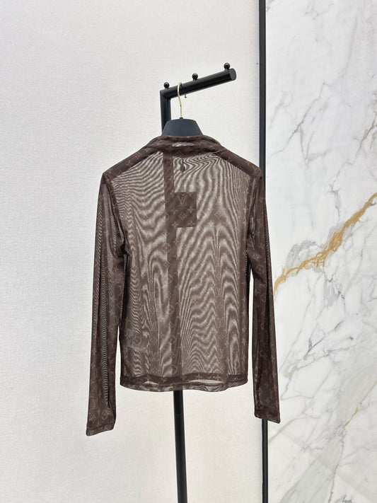 Louis 25fw printed shirt