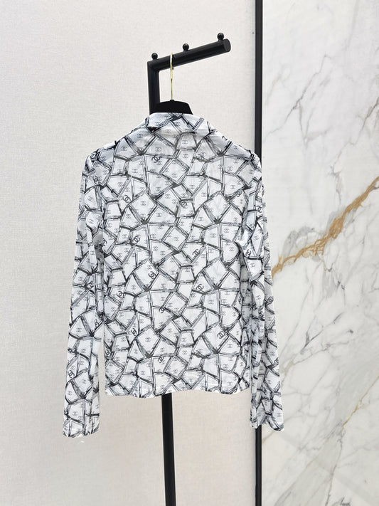 Chan 25fw printed shirt