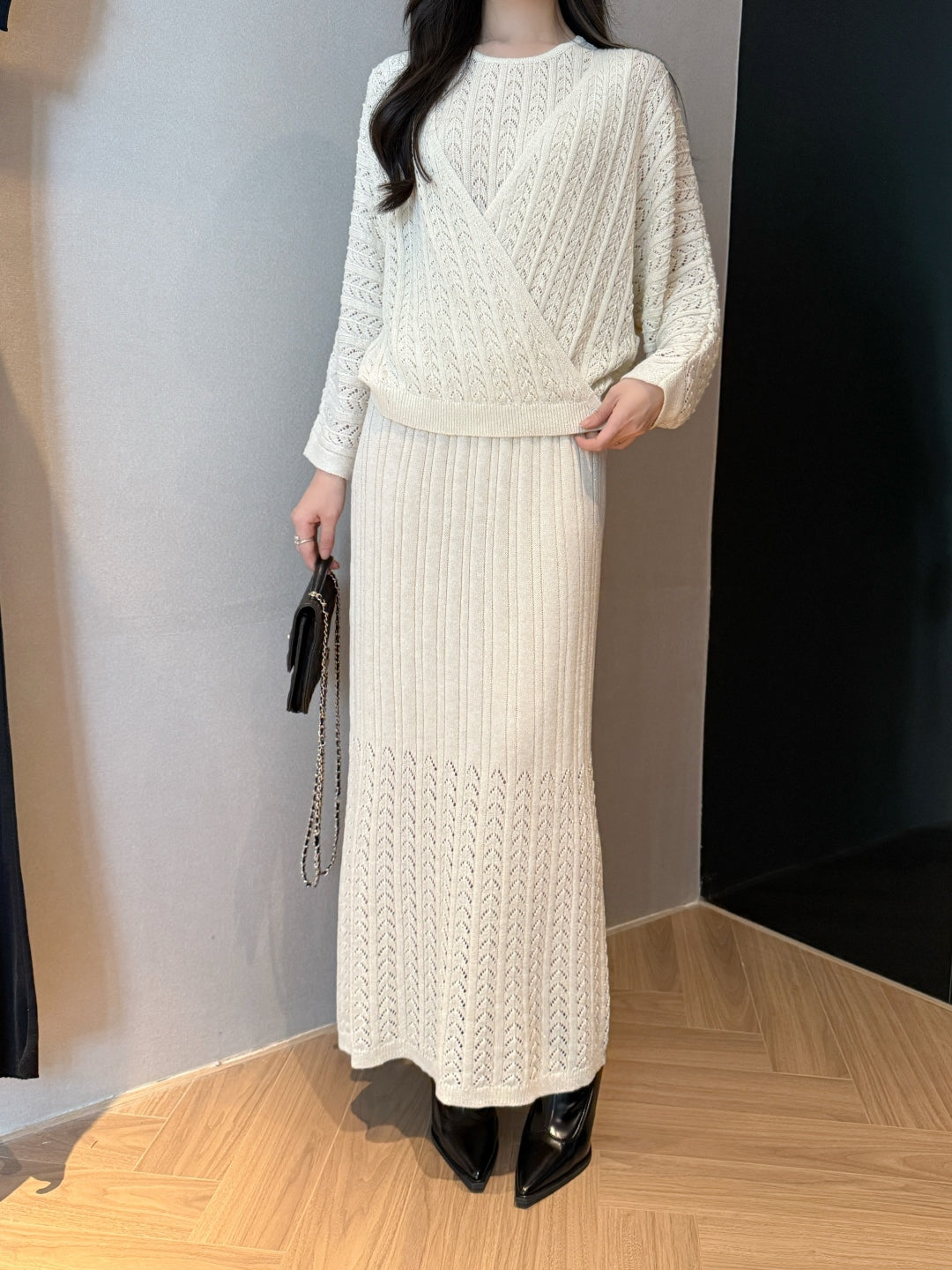 Brune 25fw knitted suit