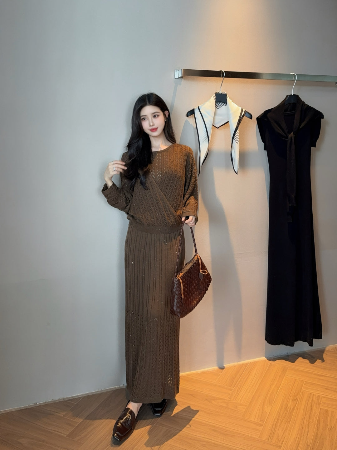 Brune 25fw knitted suit