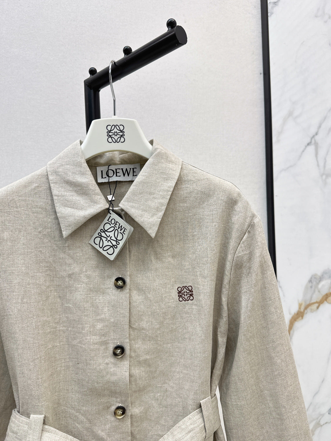 Loe 25fw linen coat