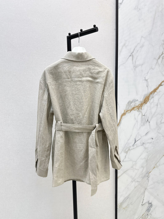 Loe 25fw linen coat