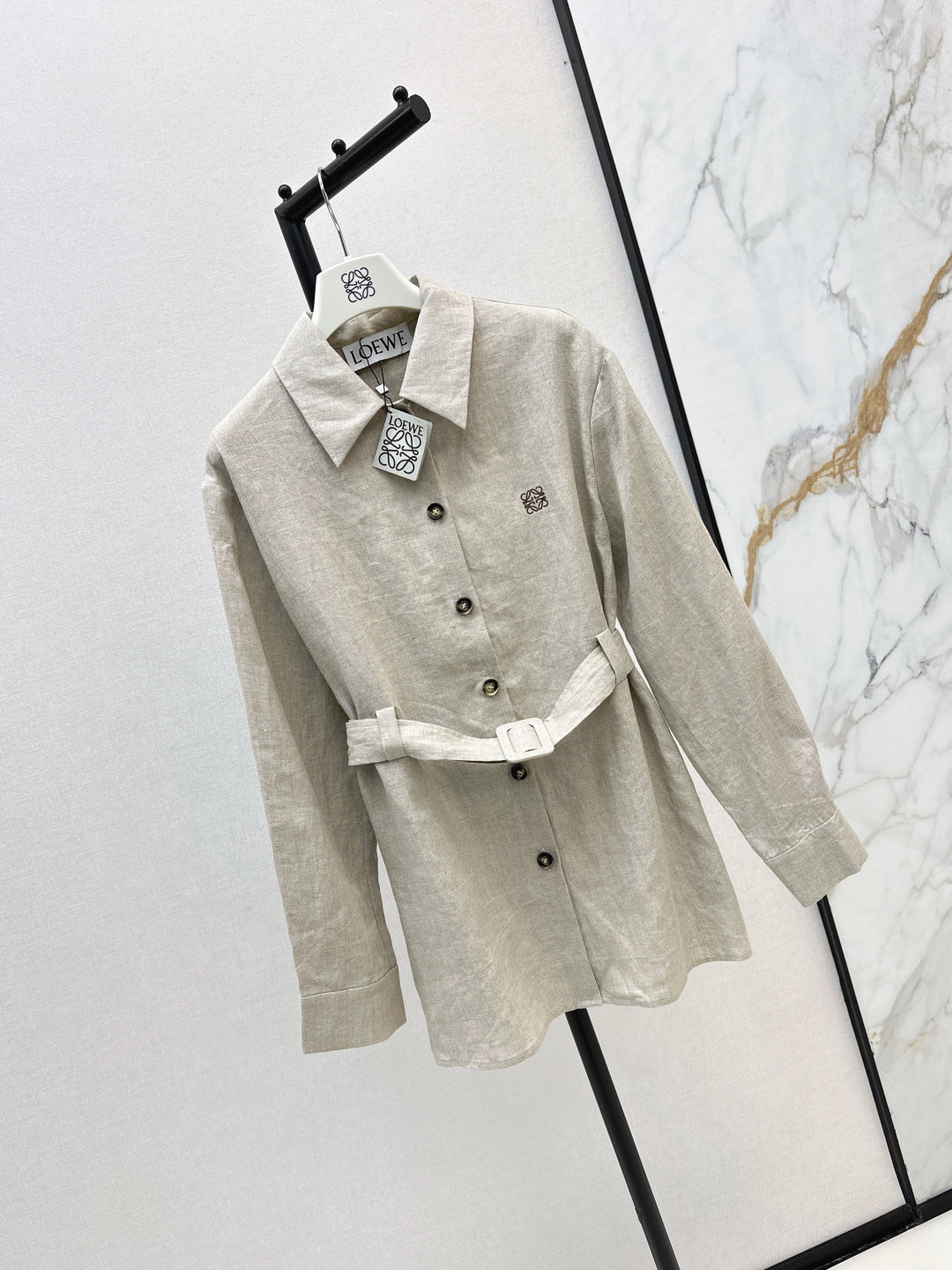 Loe 25fw linen coat