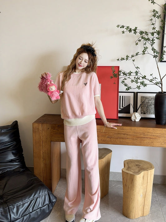 Pra 25fw knitted suit