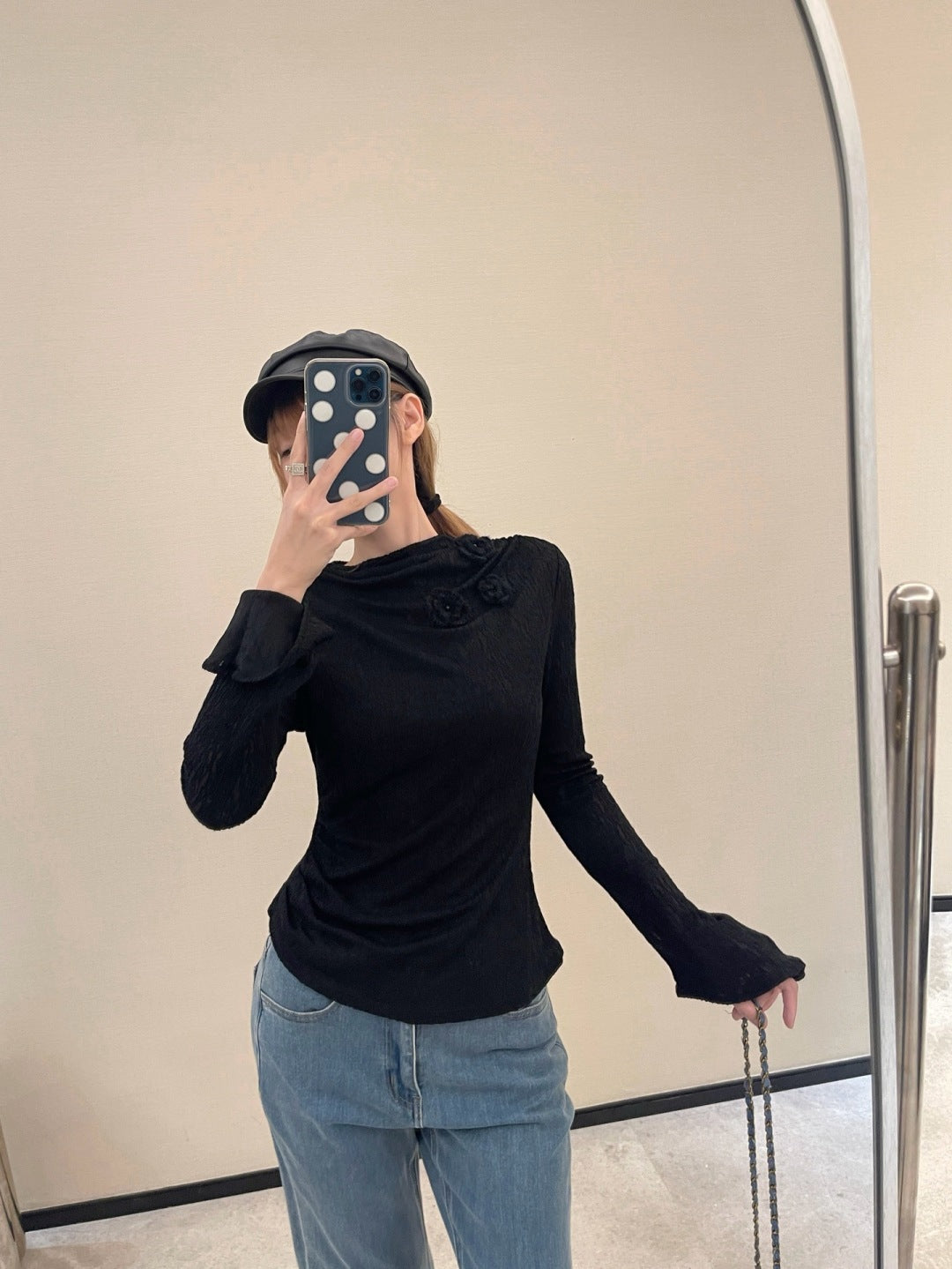 Valen 25fw lace shirt