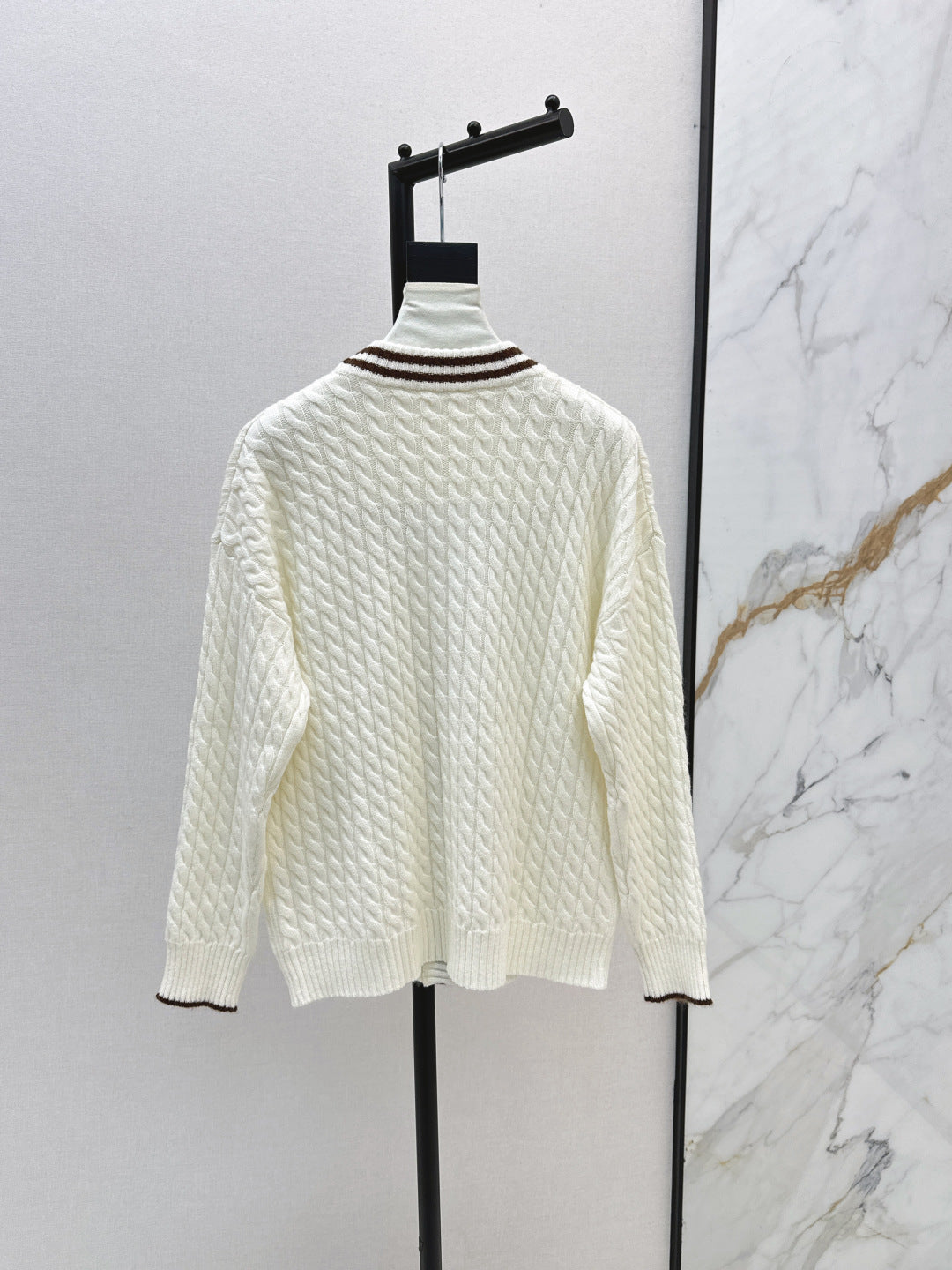 Brune 25fw cashmere cardigan