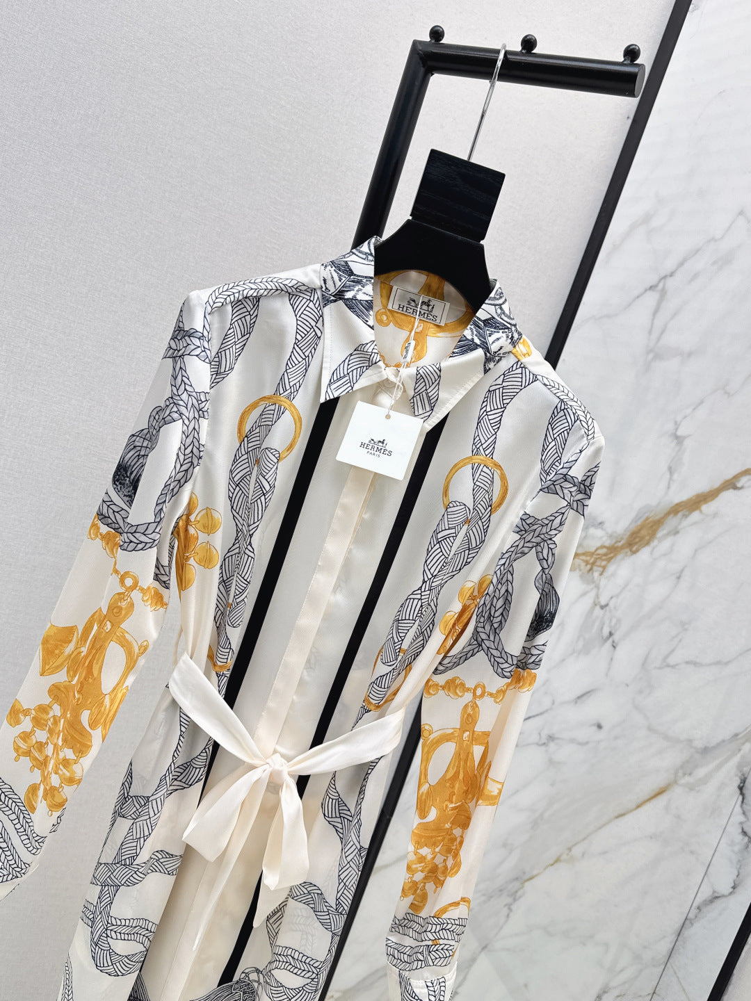 Herm 25fw printed dress