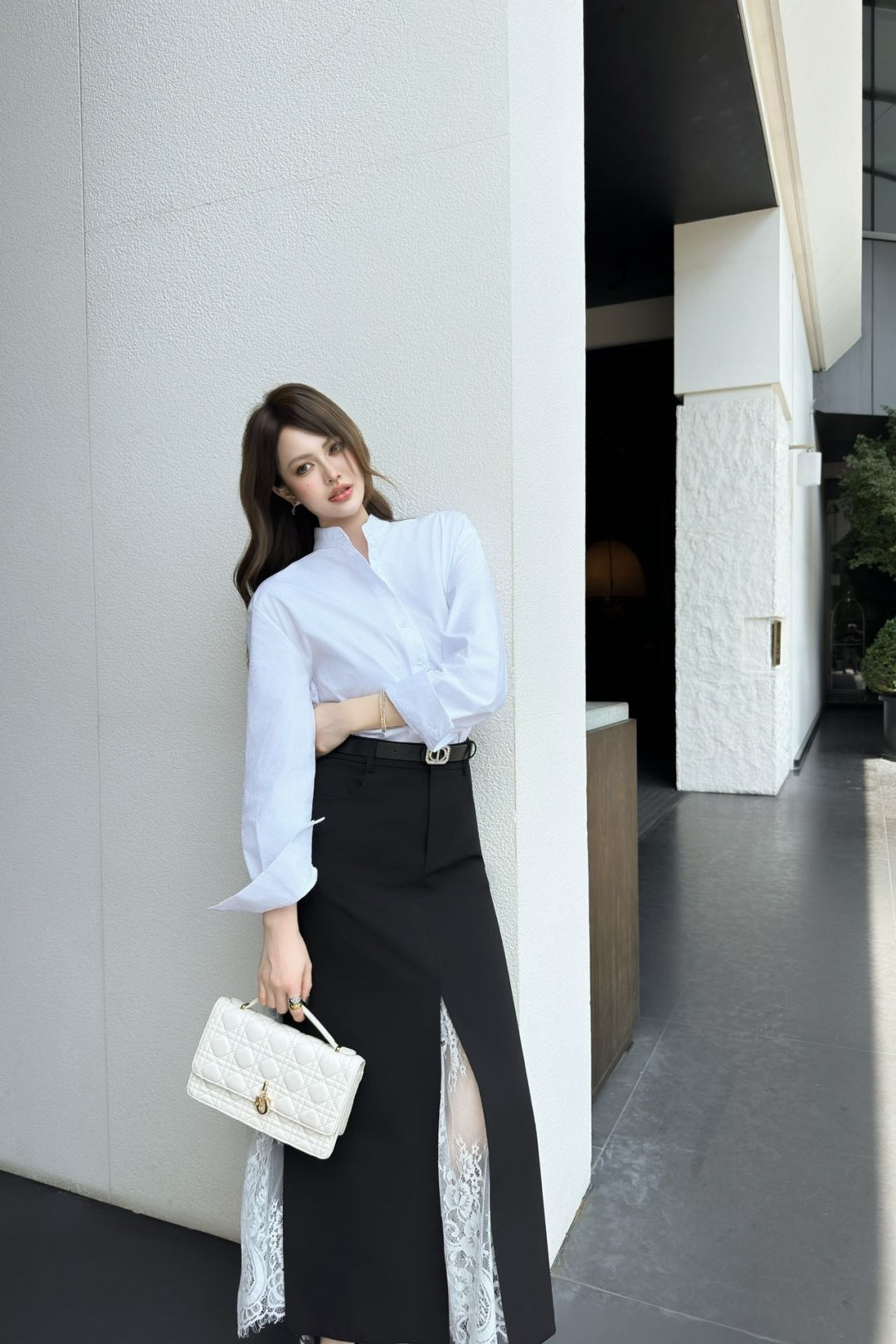 CD 25fw lace skirt
