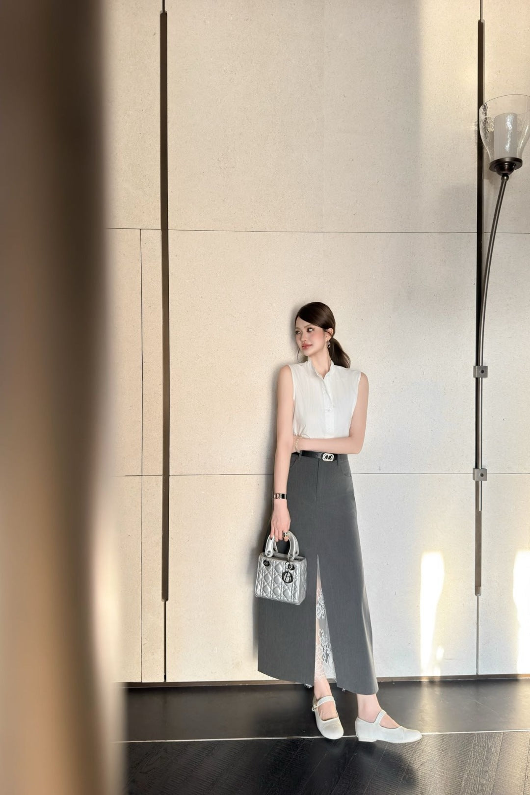 CD 25fw lace skirt