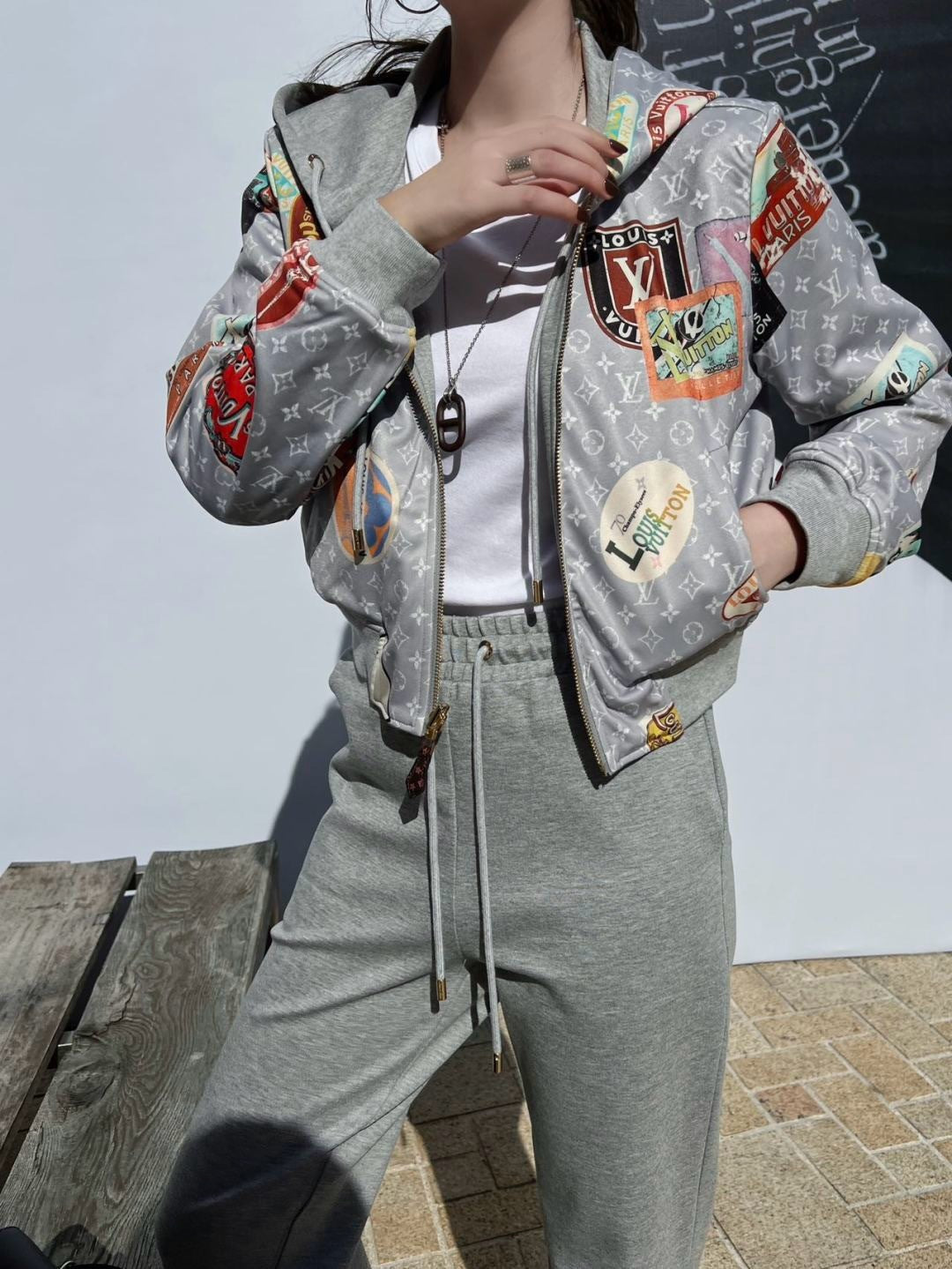 Louis 25fw reversible suit