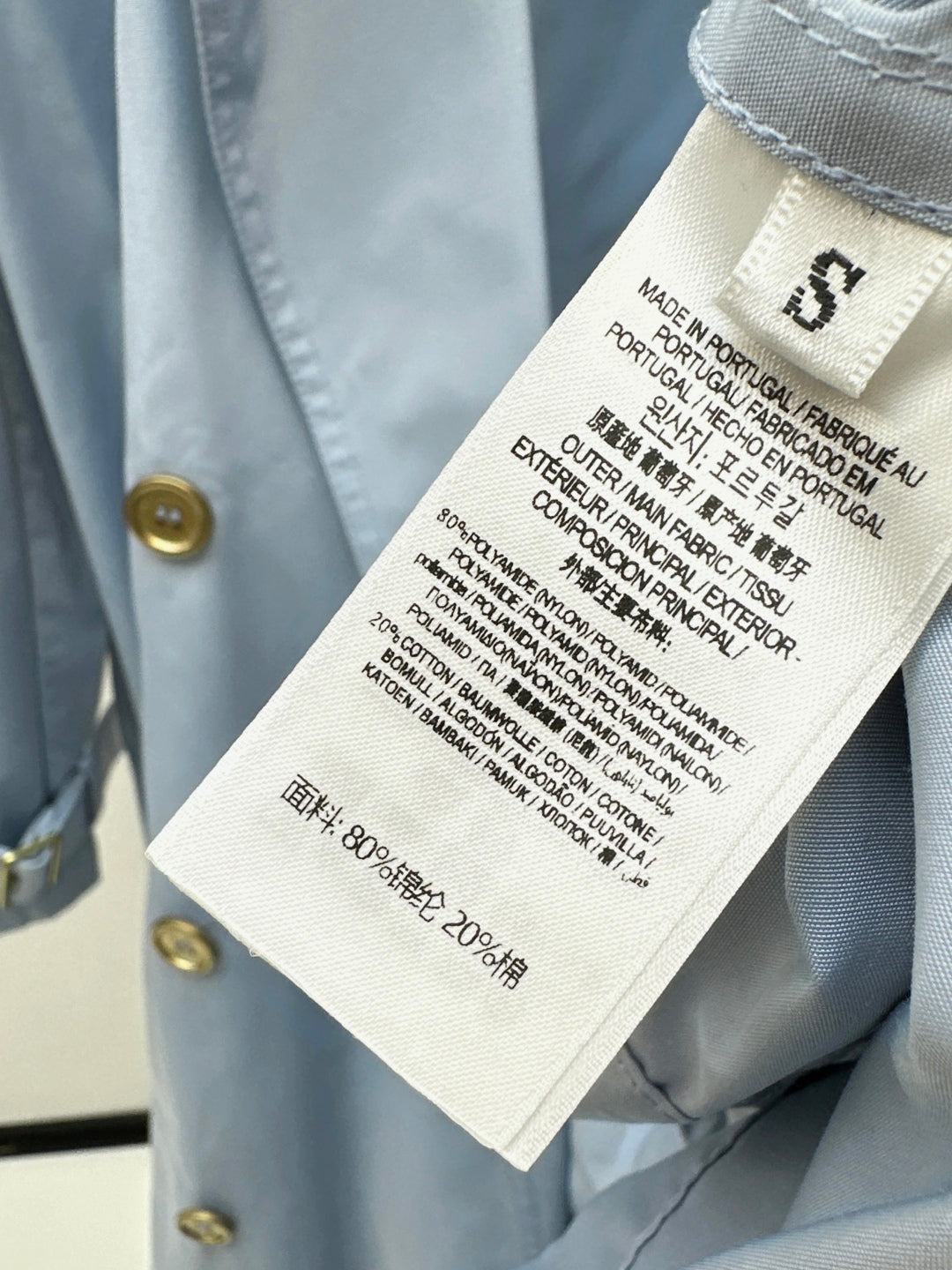 Bur 25fw trench coat