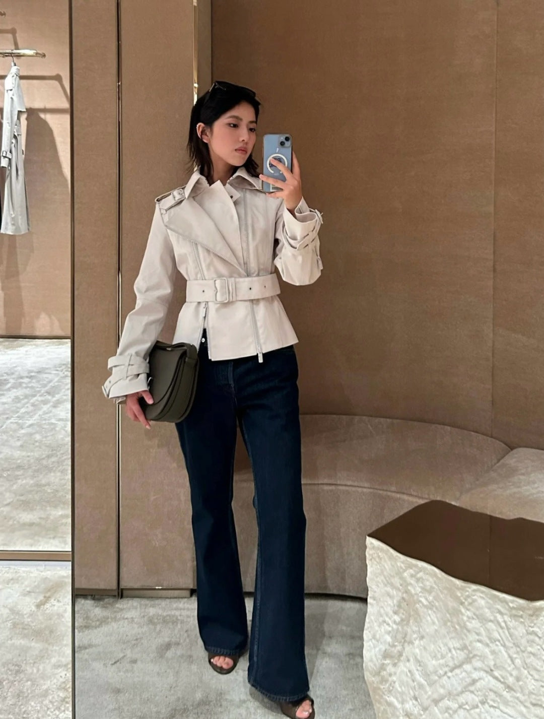 Bur 25fw trench coat