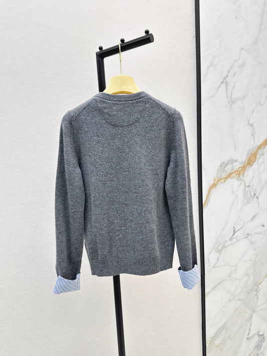 Miu 25fw knitted cardigan