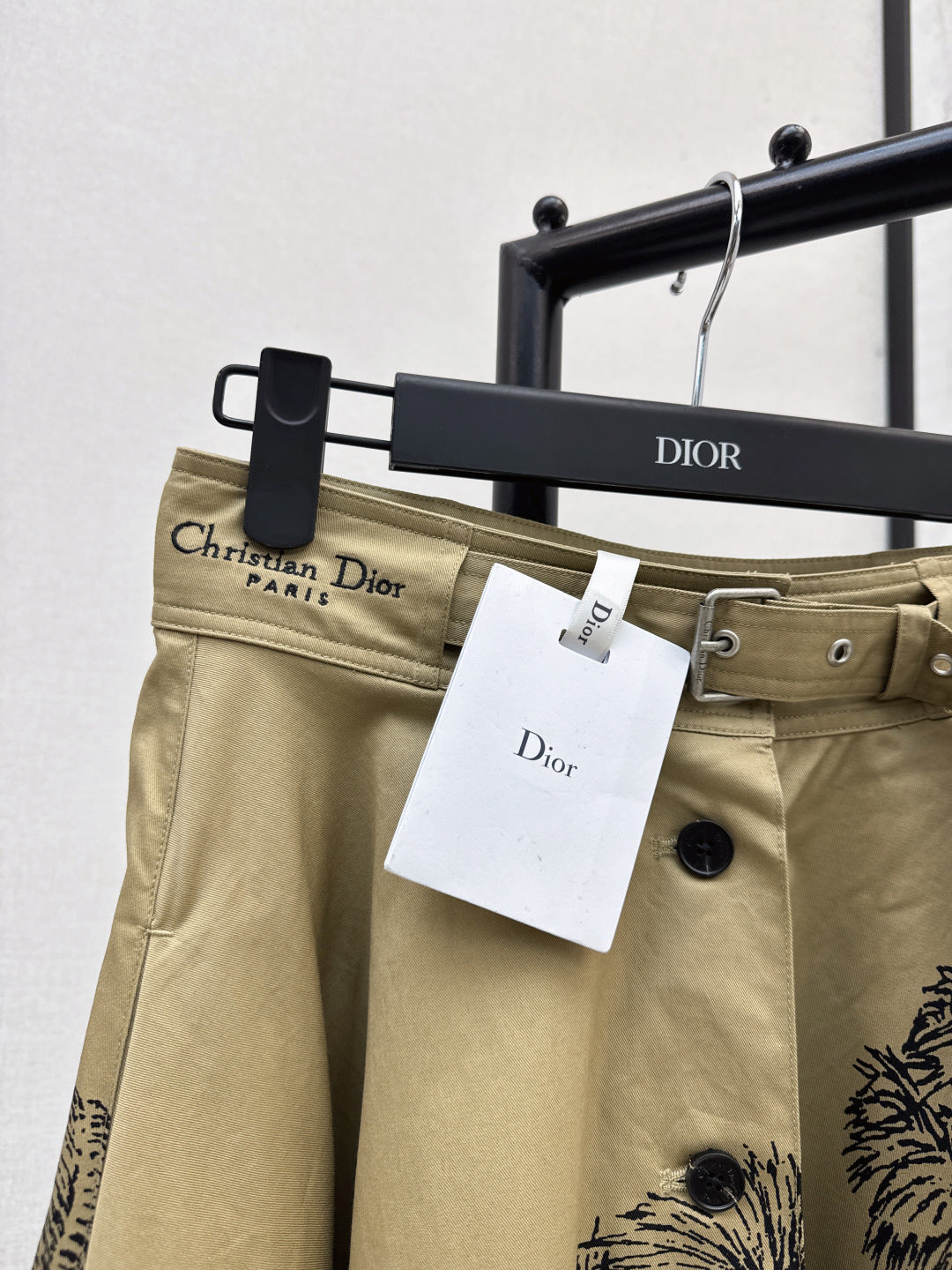 CD 25fw printed skirt