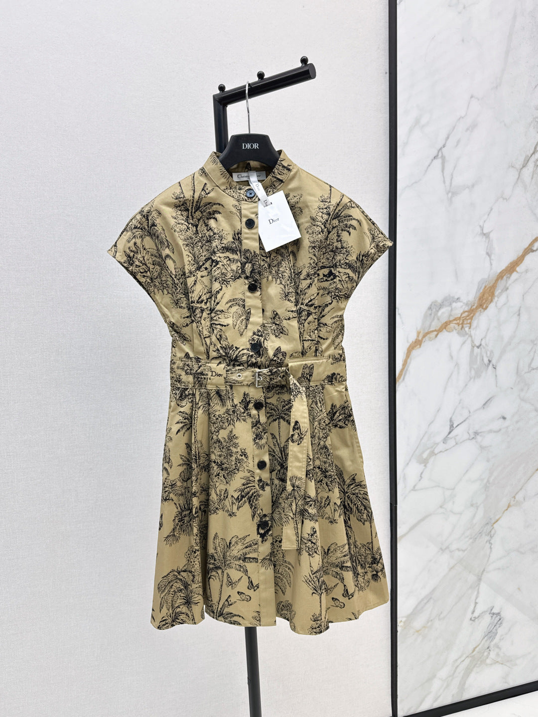 CD 25fw printed dress