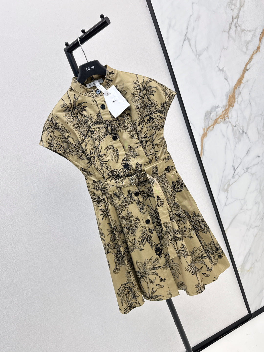 CD 25fw printed dress
