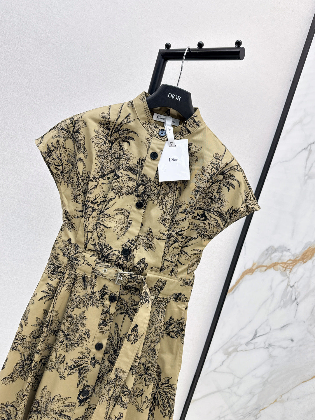 CD 25fw printed dress