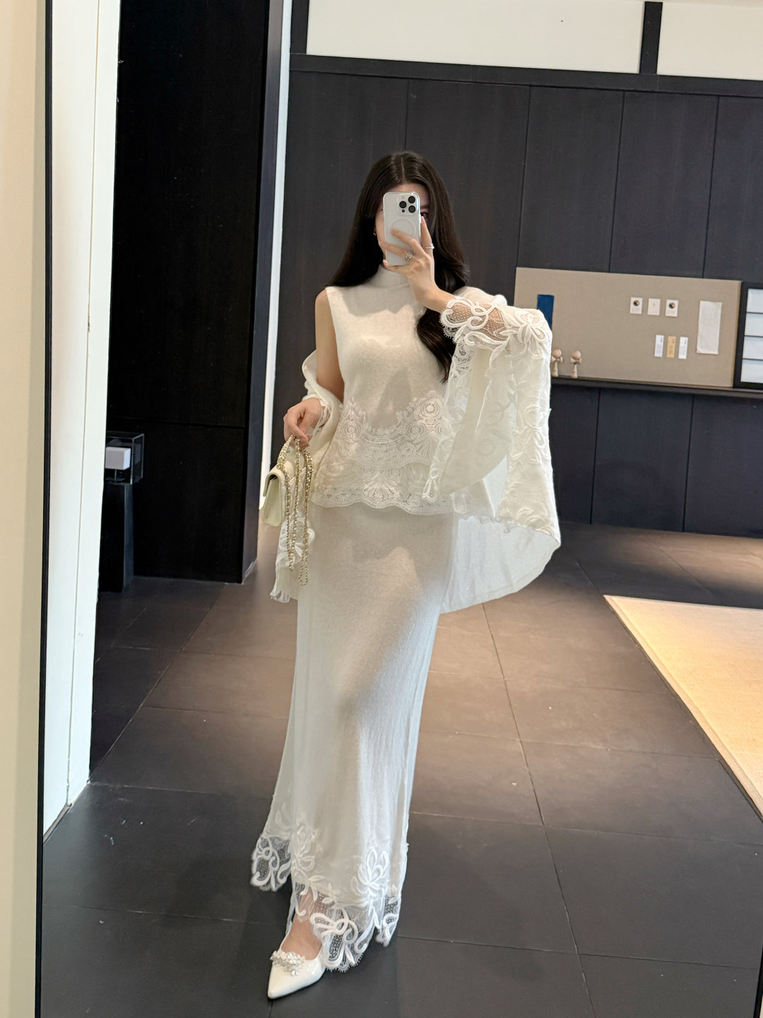 Es 25fw lace suit