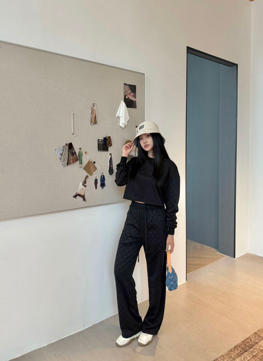 Guc 25fw jacquard tracksuit