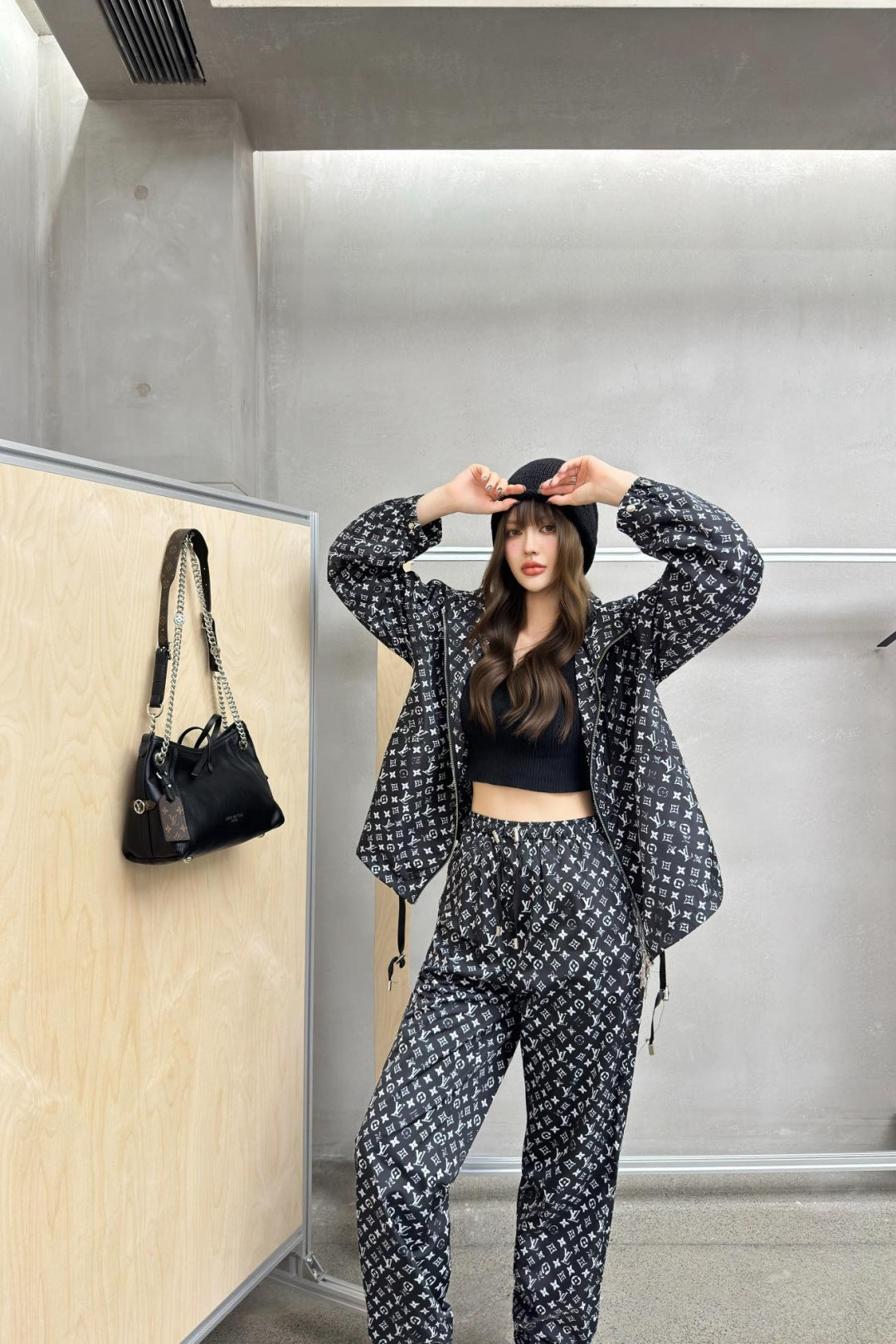 Louis 25fw printed suit