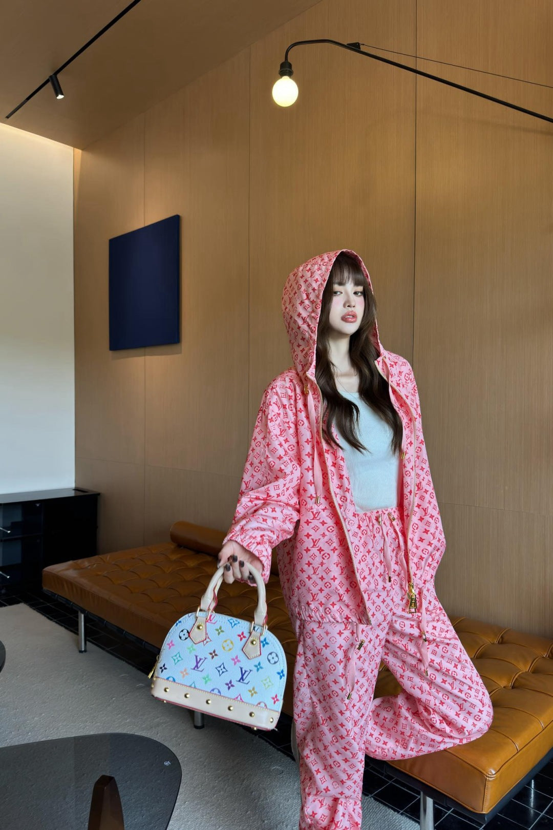 Louis 25fw printed suit