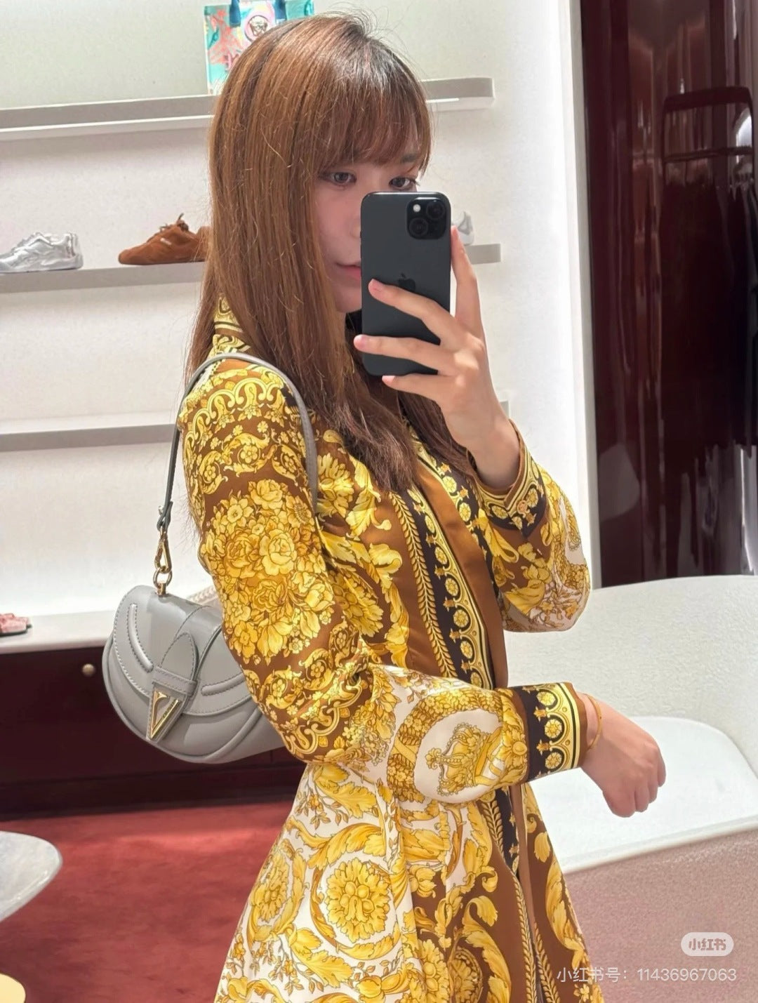 Ver 25fw silk dress