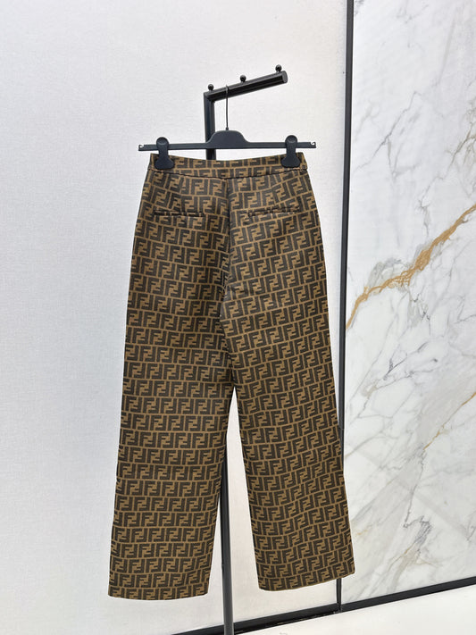 Fend 25fw jacquard pants