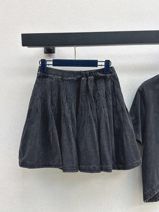 Louis 25fw denim skirt