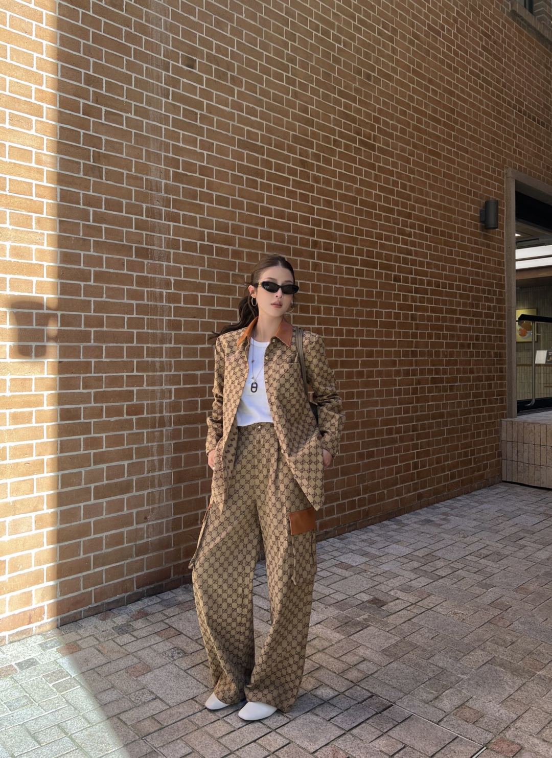 Guc 25fw jacquard shirt