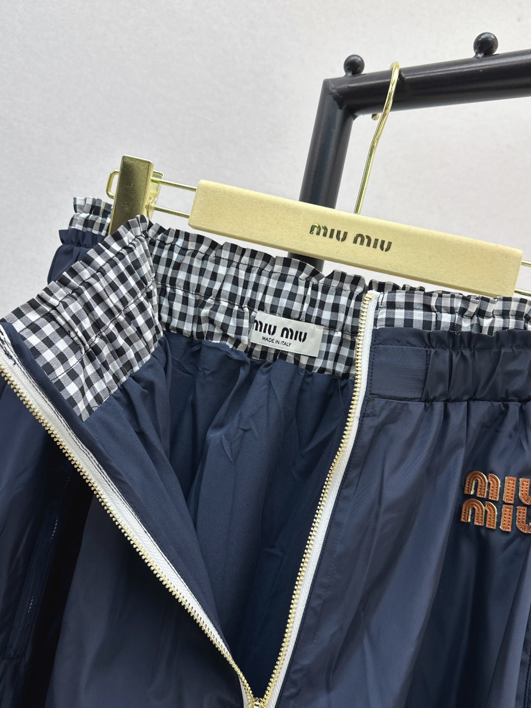 Miu 25fw zipper skirt