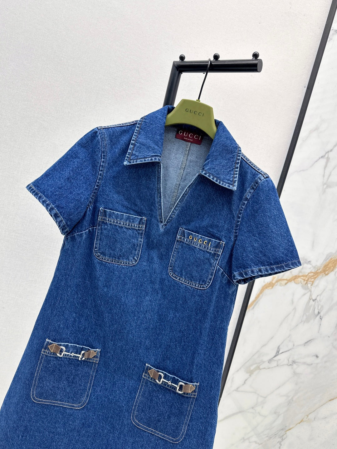 Guc 25fw denim dress