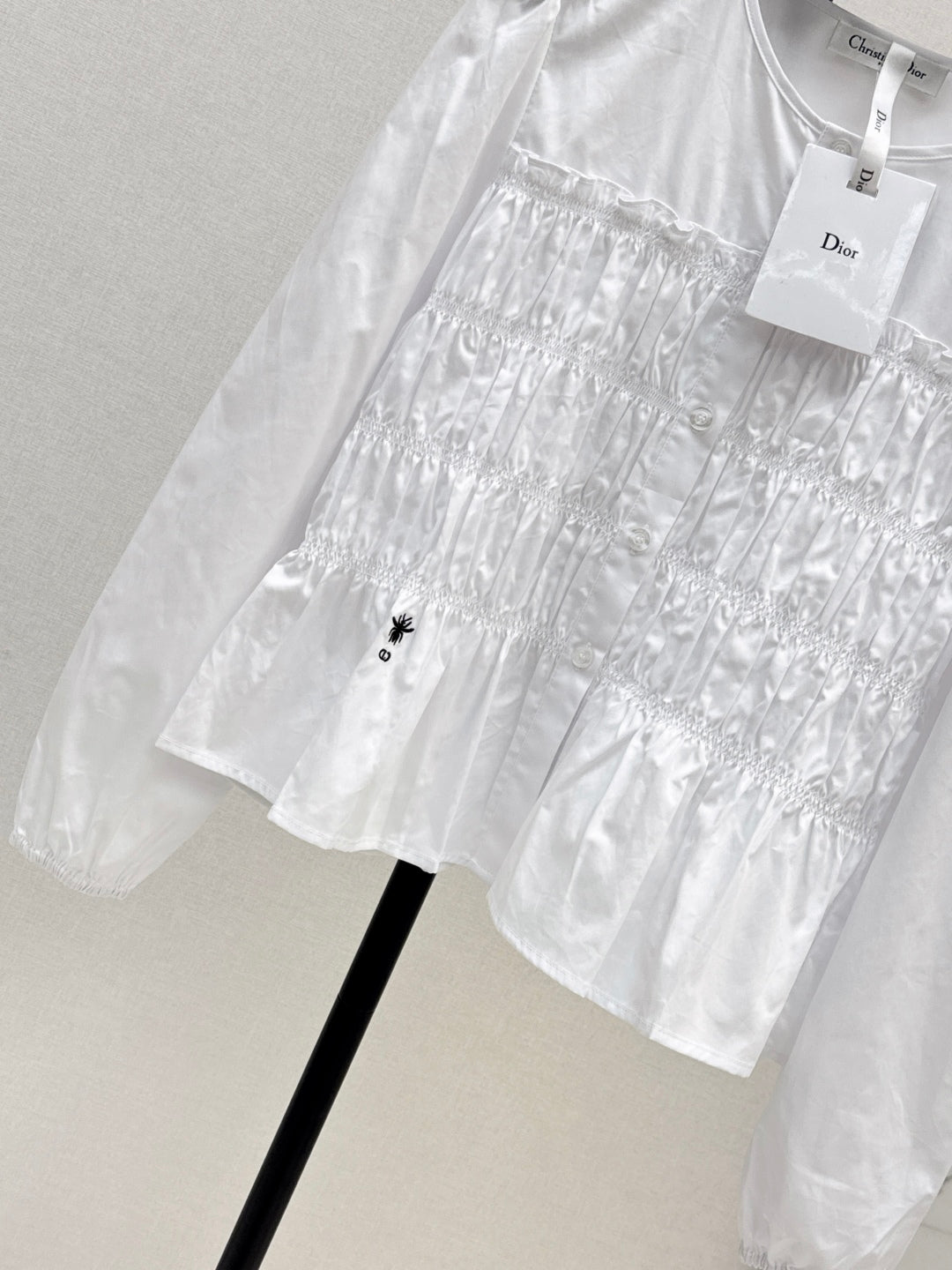 CD 25fw ruffle shirt