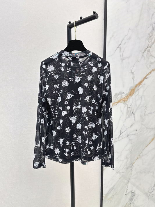 Chan 25fw printed shirt