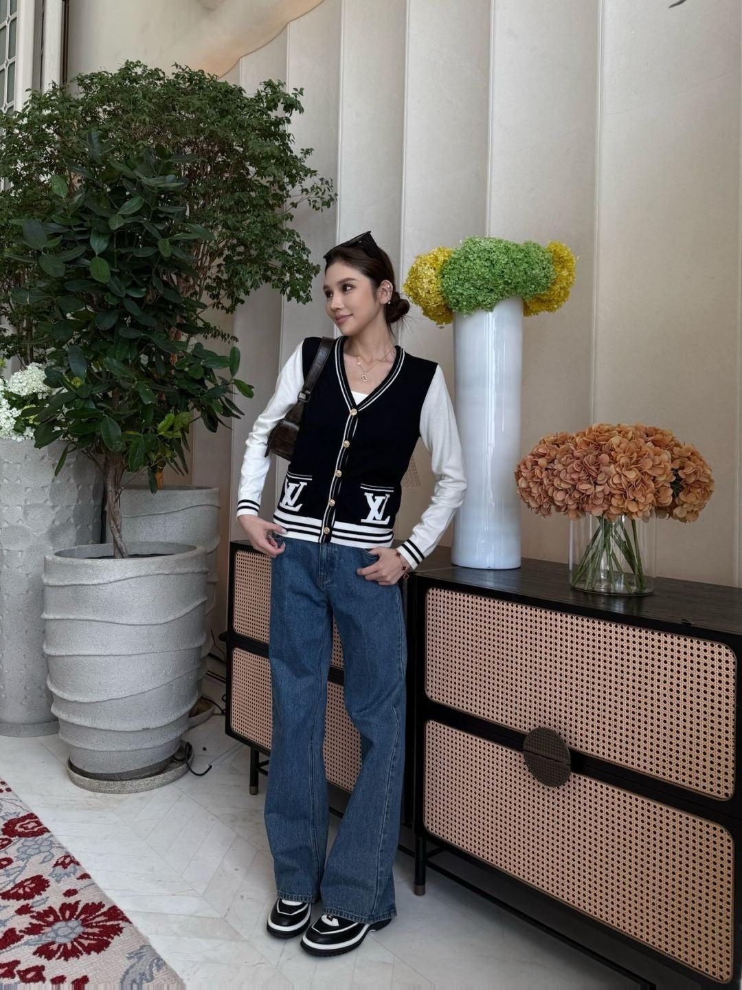 Louis 25fw knitted cardigan